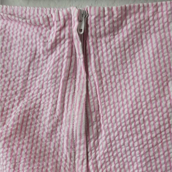 Lilly Pulitzer Pink Striped Seersucker Mini Skirt - Picture 5 of 8
